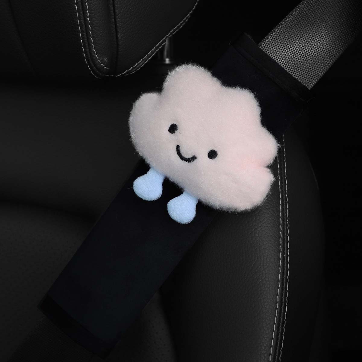 Cloud-Shaped Plush Car Shoulde - Infant Car Seat Cover review and price